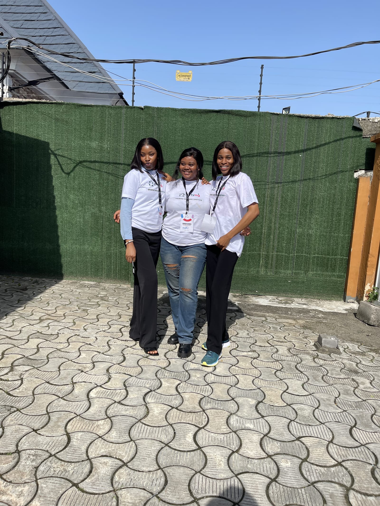 Accessibility Nigeria volunteers at a community event